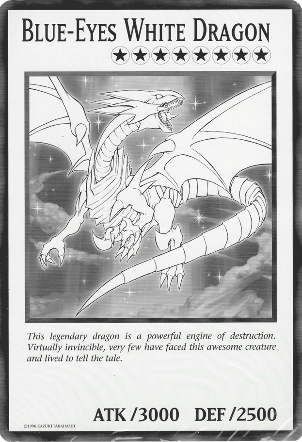 Dragón Blanco de Ojos Azules (Gran Tamaño) Común 