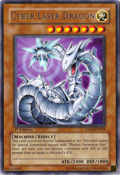 Dragón láser cibernético [DP04-EN003] Raro 