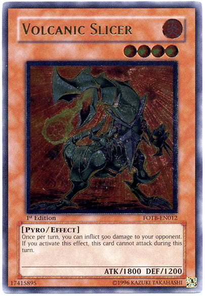 Cortador Volcánico [FOTB-EN012] Raro Supremo 