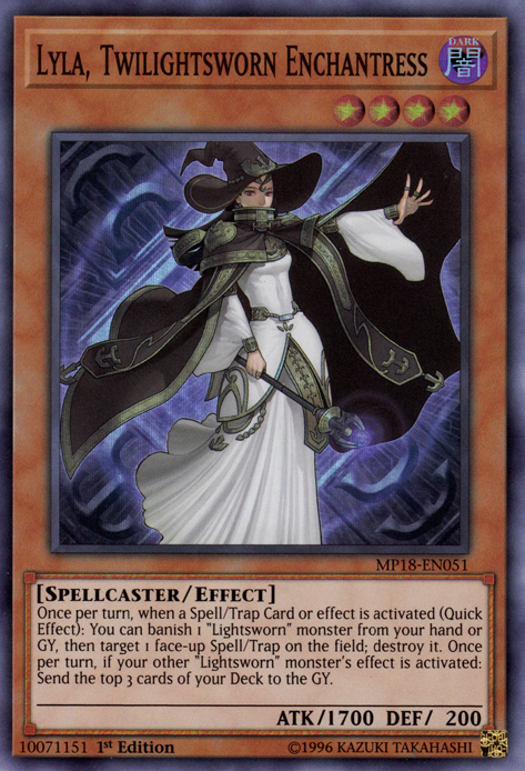 Lyla, Hechicera Jurada al Crepúsculo [MP18-EN051] Súper Rara 