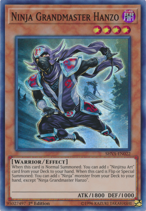 Gran Maestro Ninja Hanzo [SHVA-EN022] Súper Raro 