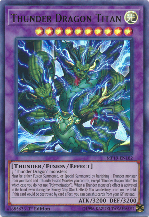Titán Dragón del Trueno [MP19-EN182] Ultra Raro 
