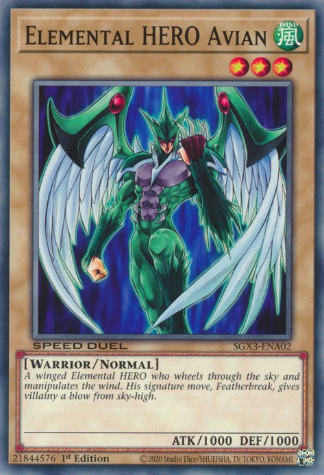 HÉROE Elemental Aviano [SGX3-ENA02] Común 