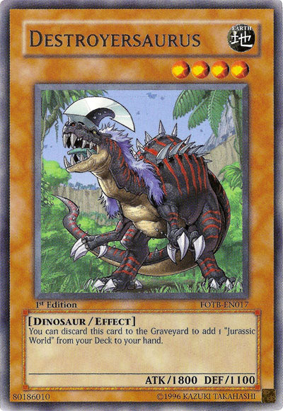 Destroyersaurus [FOTB-EN017] Raro 