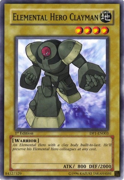 Héroe elemental Clayman [DP1-EN003] Común 
