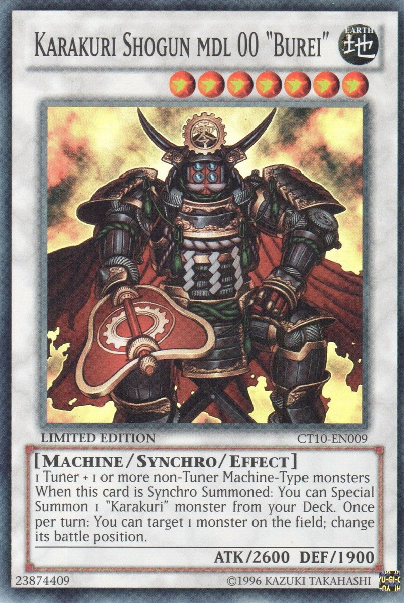 Karakuri Shogun mdl 00 "Burei" [CT10-EN009] Súper raro 