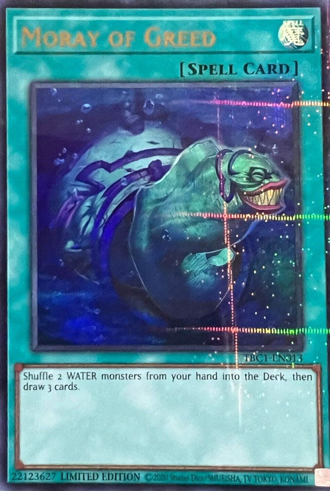 Moray de la Avaricia [TBC1-EN013] Ultra Rara 