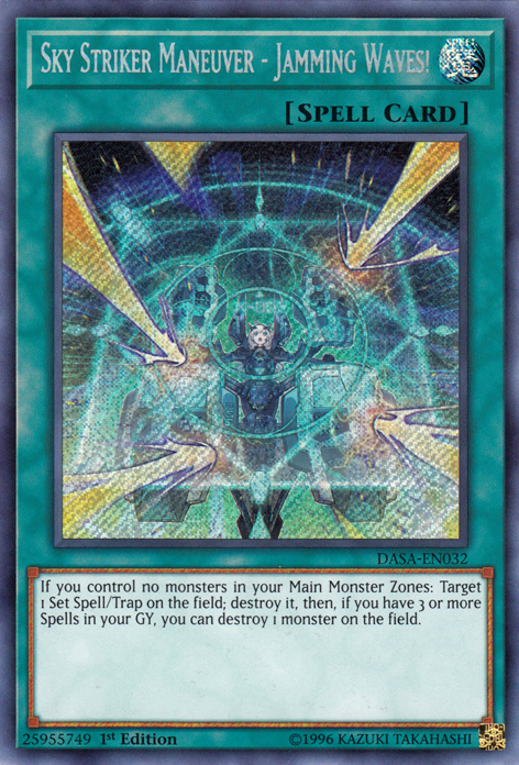 Maniobra Sky Striker: ¡Ondas de interferencia! [DASA-EN032] Secreto Raro 