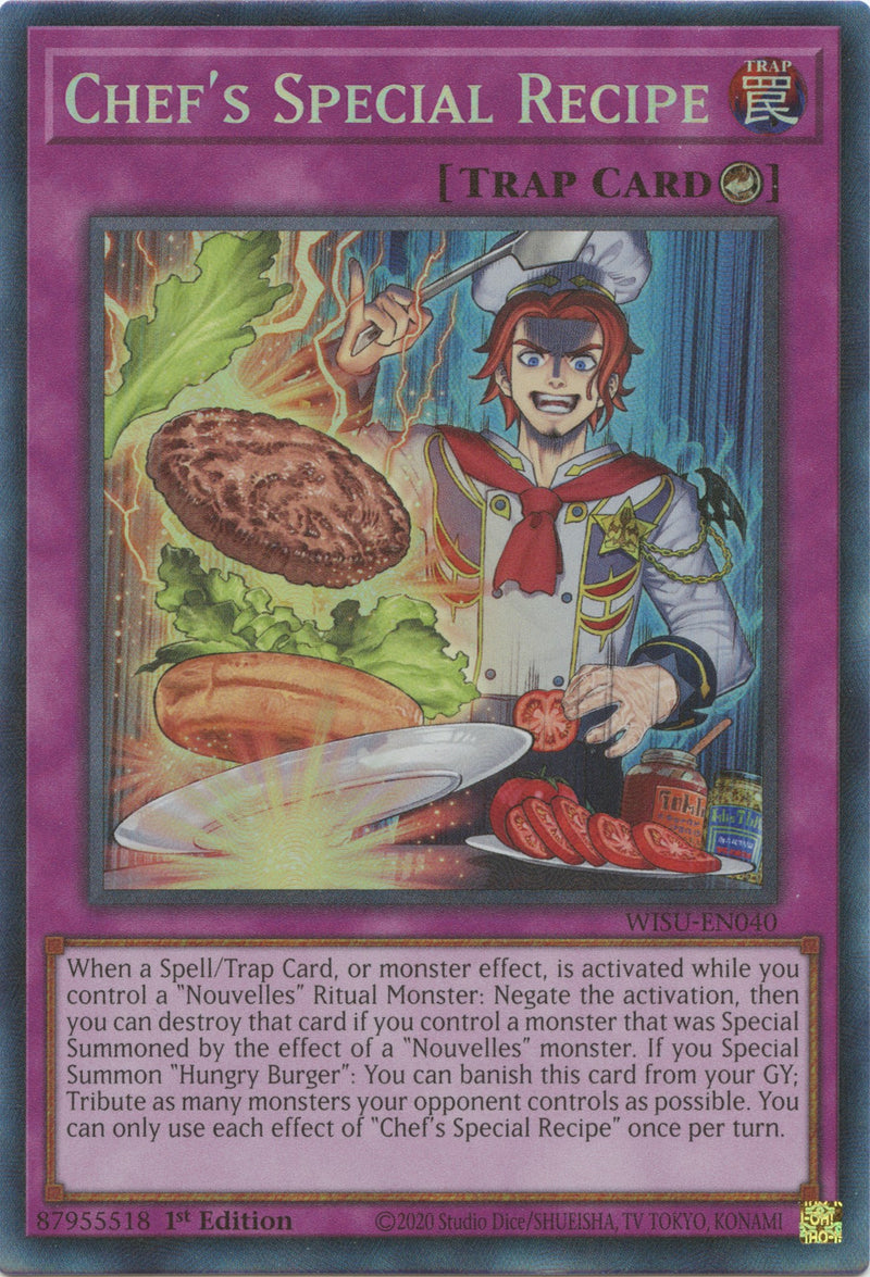 Receta especial del chef [WISU-EN040] Artículo de colección 
