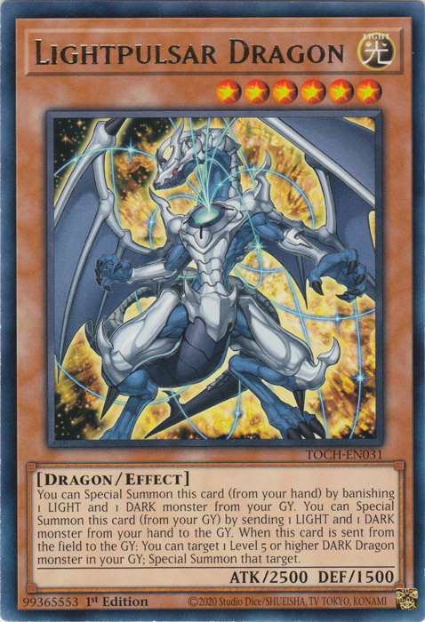 Dragón Pulsar de Luz [TOCH-EN031] Raro 