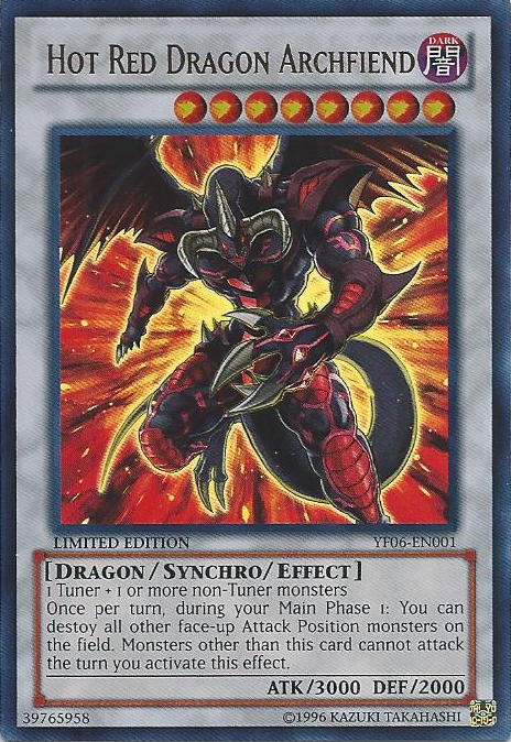 Archidemonio Dragón Rojo Ardiente [YF06-EN001] Ultra Raro 