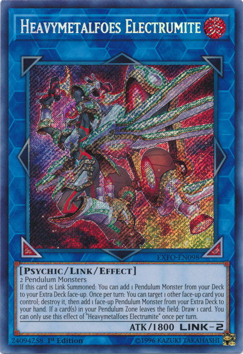 Heavymetalfoes Electrumite [EXFO-EN098] Secreto Raro 