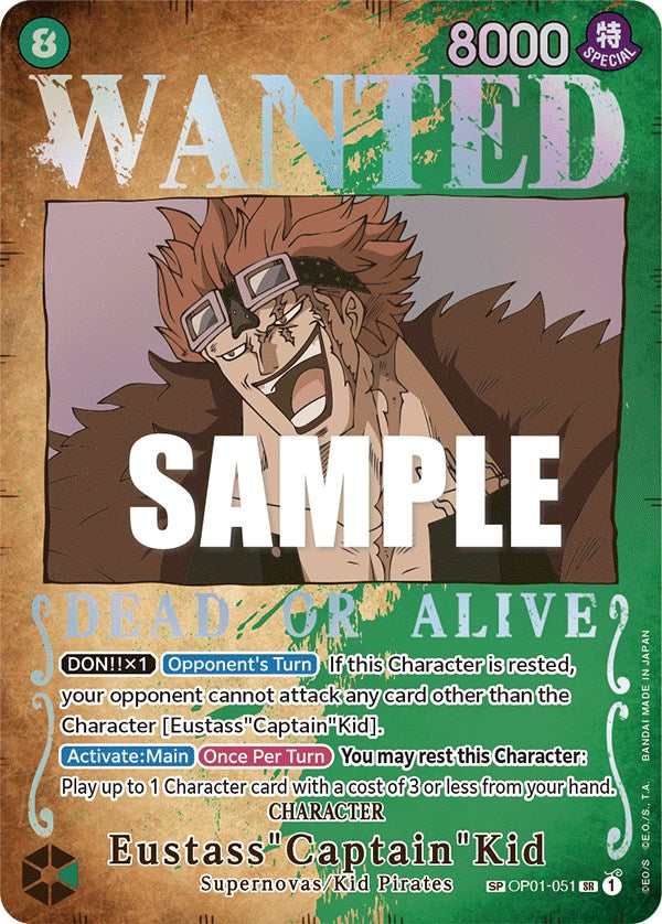 Eustass "Capitán" Kid (Cartel de Se Busca) [Pilares de Fuerza] 