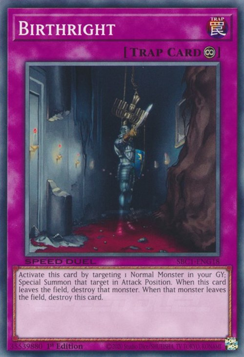 Birthright [SBC1-ENG18] Común 