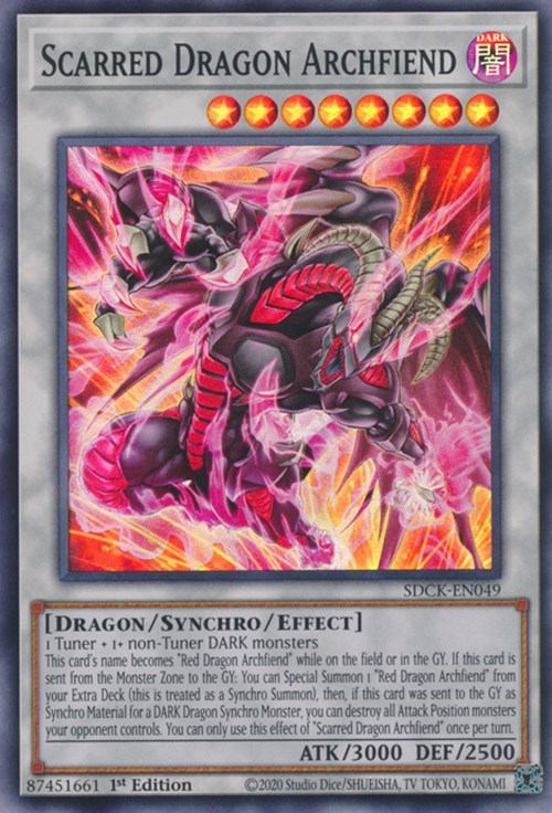 Archidemonio Dragón Cicatrizado [SDCK-EN049] Súper Raro 