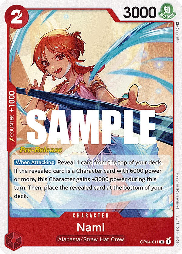 Nami [Cartas de prelanzamiento de Kingdoms of Intrigue] 