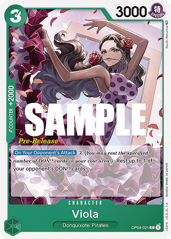 Viola [Cartas de prelanzamiento de Kingdoms of Intrigue] 