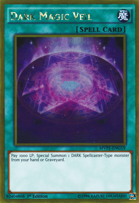 Velo de Magia Oscura [MVP1-ENG19] Oro Raro 