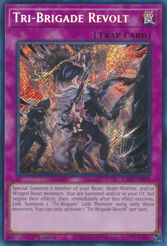 Revuelta de las Tres Brigadas [RA01-EN079] Secreta Rara 