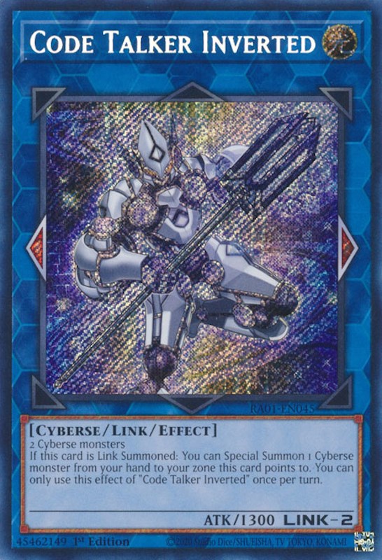Code Talker Invertido [RA01-EN045] Secreto Raro 