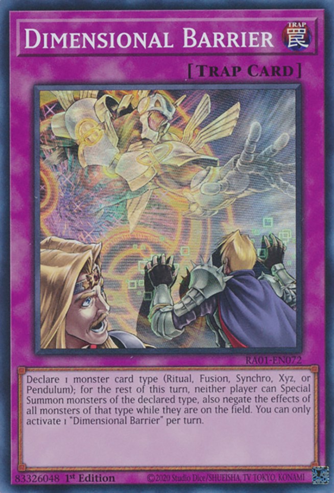 Barrera Dimensional [RA01-EN072] Súper Rara 