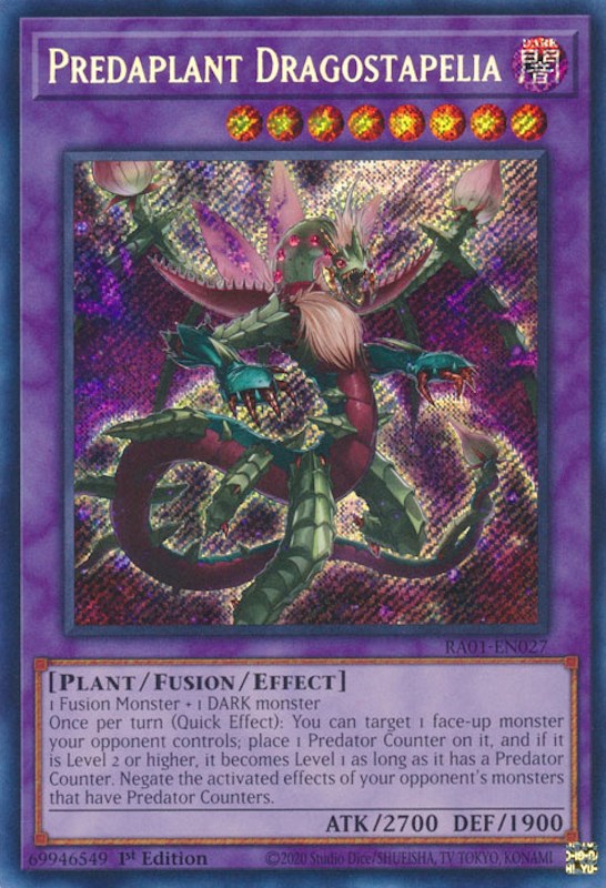 Predaplant Dragostapelia [RA01-EN027] Secreto Raro 