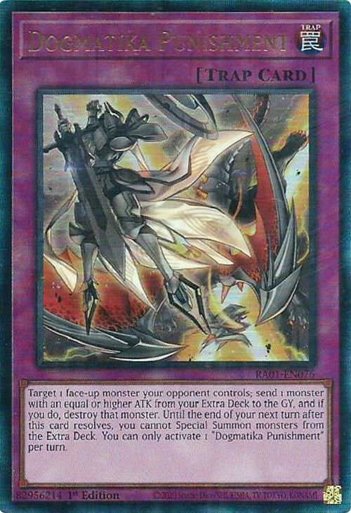 Castigo Dogmatika [RA01-EN076] Prismático Definitivo Raro 