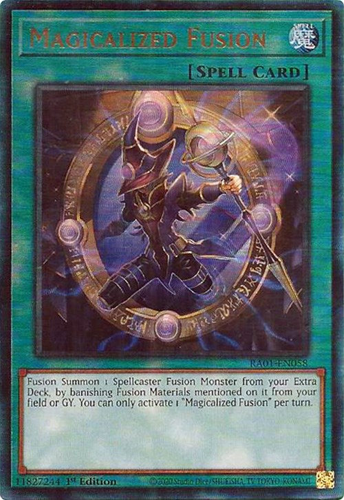 Fusión mágica [RA01-EN058] Rara definitiva prismática 