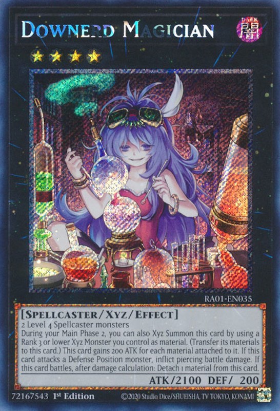 Mago de Downerd [RA01-EN035] Secreto raro platino 