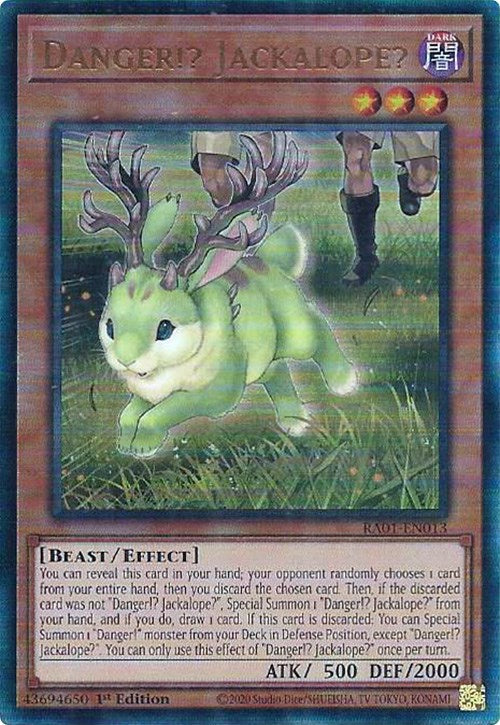 ¡¿Peligro?! ¿Jackalope? [RA01-EN013] Raro Supremo Prismático 