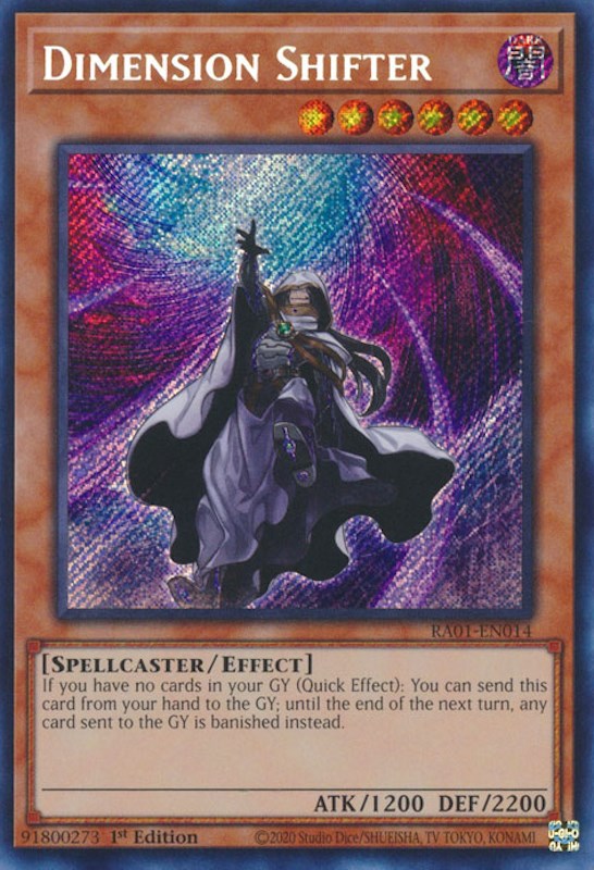 Desplazador Dimensional [RA01-EN014] Secreto Raro 
