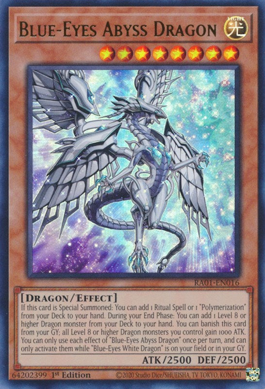 Dragón del Abismo de Ojos Azules [RA01-EN016] Ultra Raro 