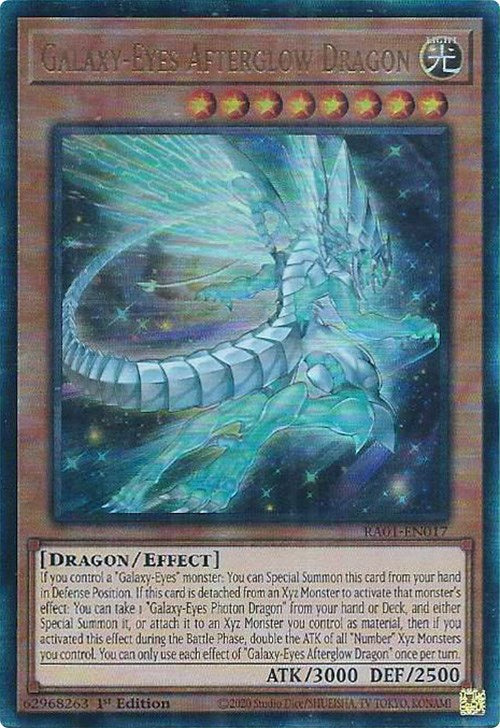 Dragón Resplandor de Ojos Galácticos [RA01-EN017] Raro Supremo Prismático 