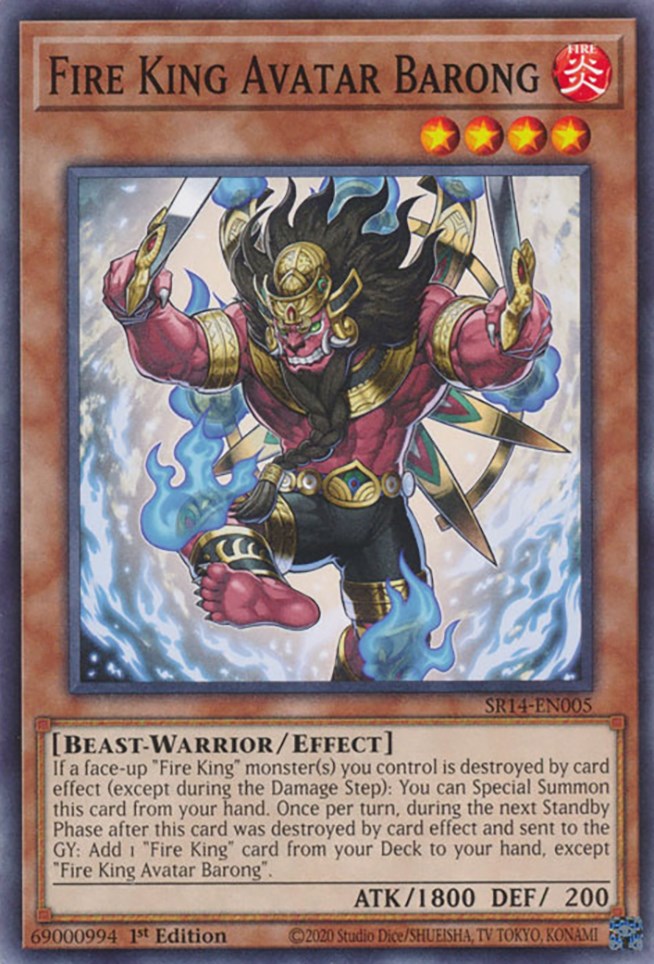 Avatar Rey de Fuego Barong [SR14-EN005] Común 