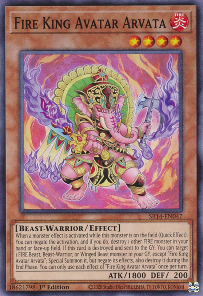 Avatar del Rey de Fuego Arvata [SR14-EN047] Común 
