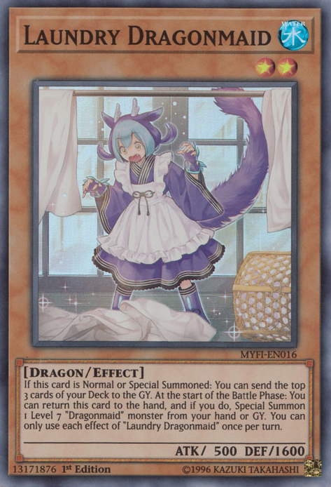 Dragonmaid de Lavandería [MYFI-EN016] Súper Raro 