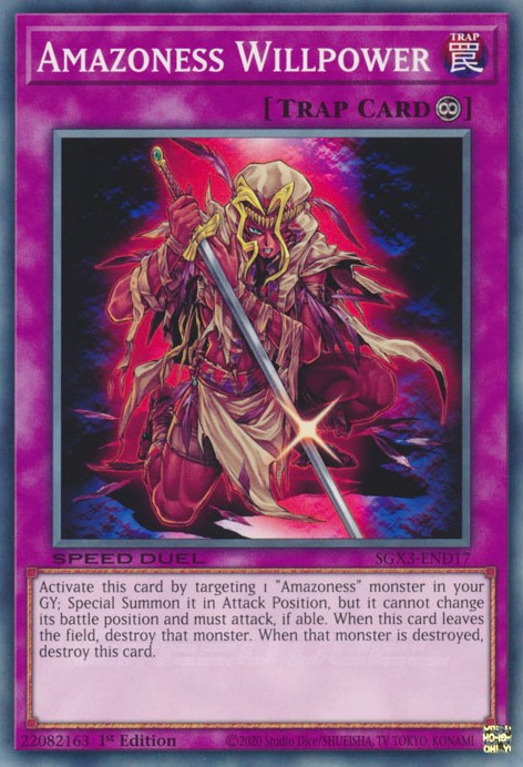 Fuerza de voluntad de Amazoness [SGX3-END17] Común 