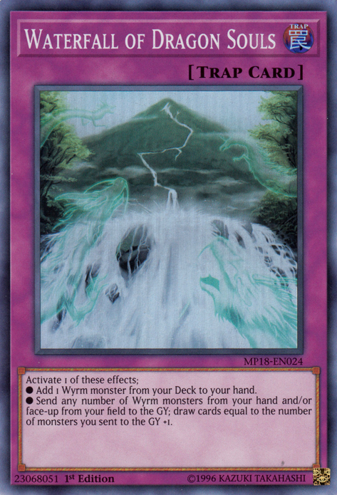 Cascada de Almas de Dragón [MP18-EN024] Súper Rara 