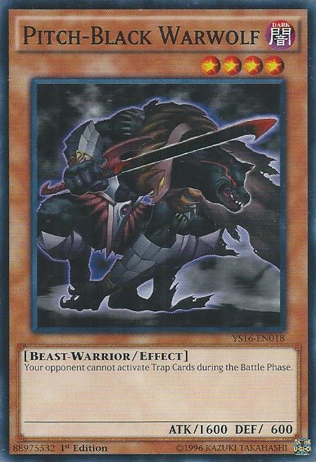 Lobo de guerra negro azabache [YS16-EN018] Común 
