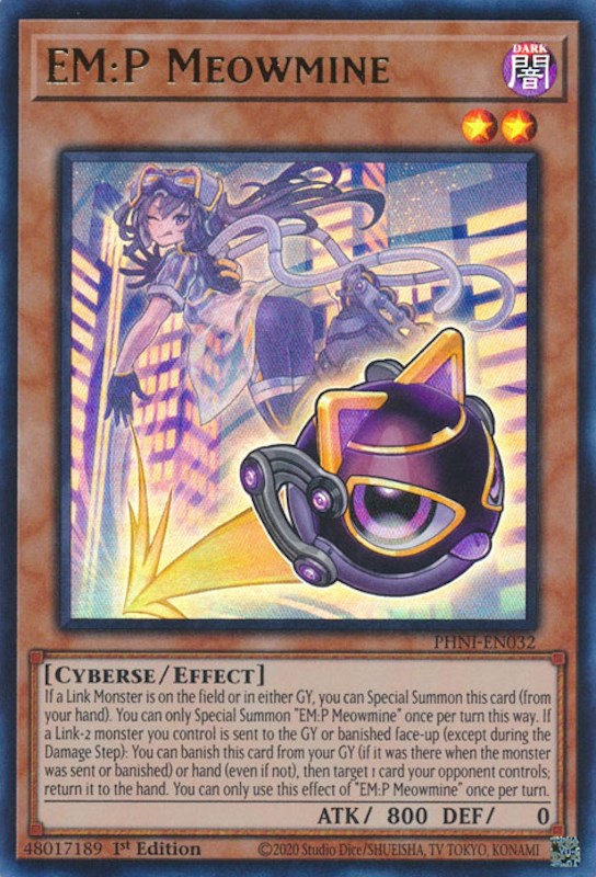 EM:P Meowmine [PHNI-EN032] Ultra raro 