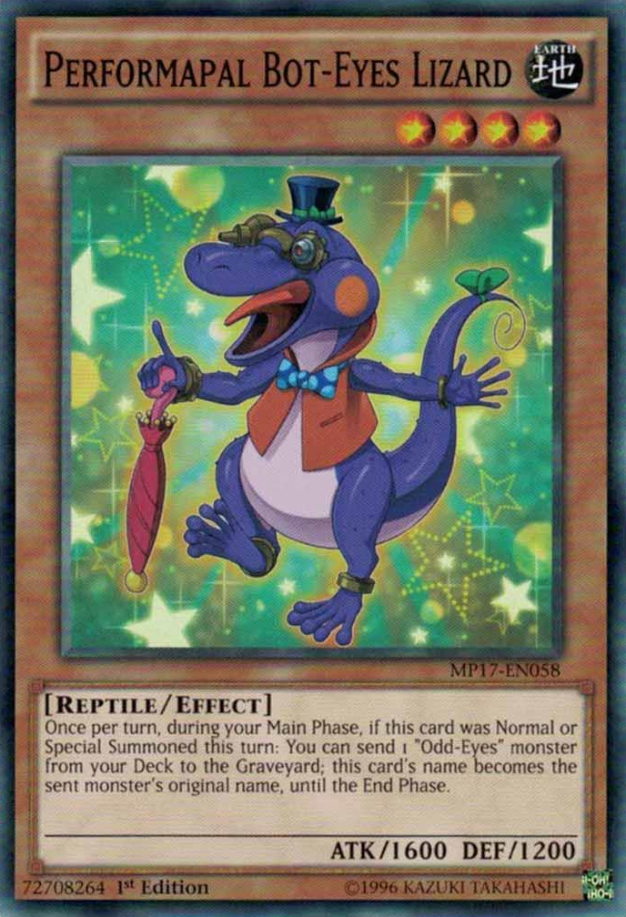 Lagarto de ojos de robot Performapal [MP17-EN058] Común 