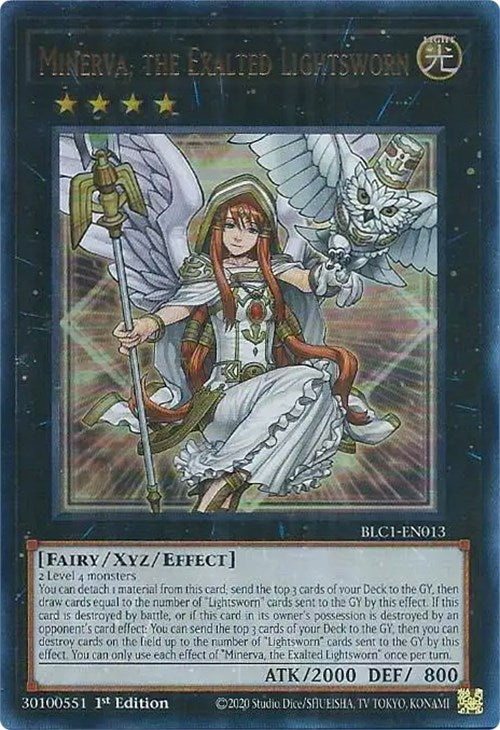 Minerva, la Exaltada Luminosa [BLC1-EN013] Ultra Rara 