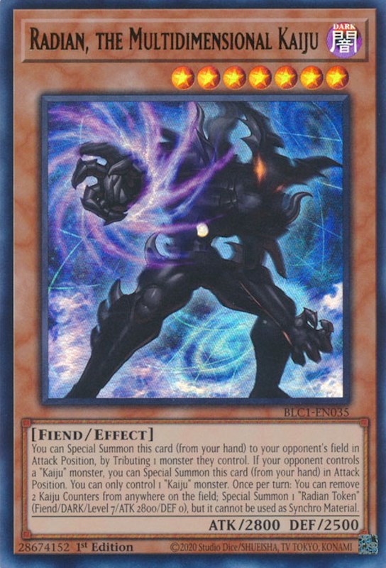 多次元怪獣 ラディアン [BLC1-EN035] ウルトラレア