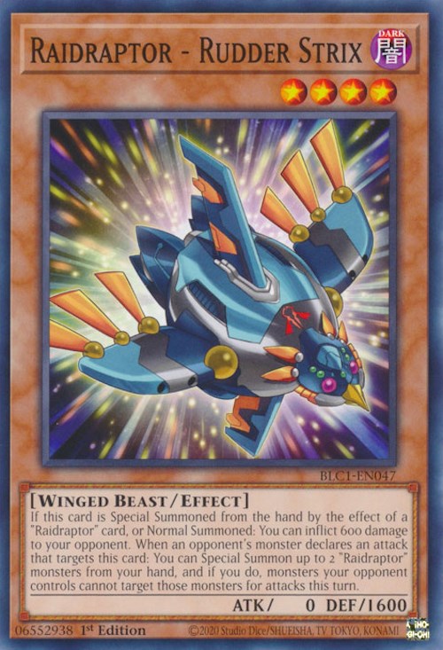 Raidraptor - Rudder Strix [BLC1-EN047] Común 