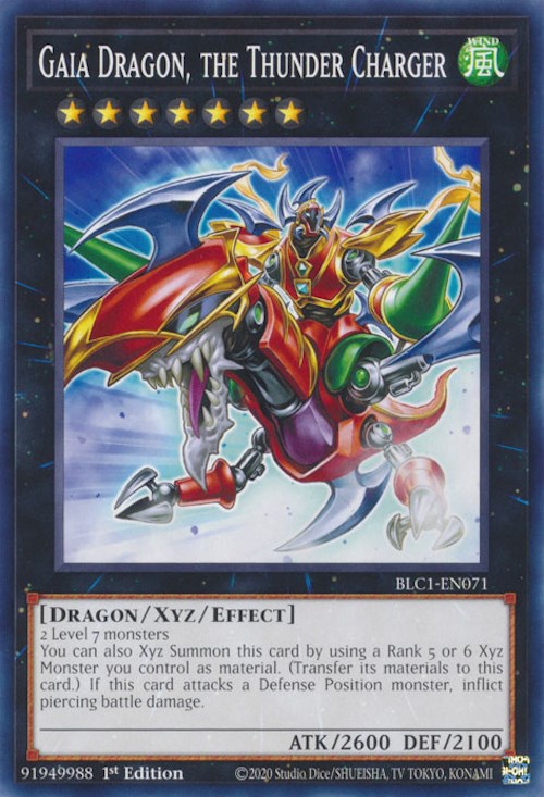 Dragón Gaia, el Cargador del Trueno [BLC1-EN071] Común 