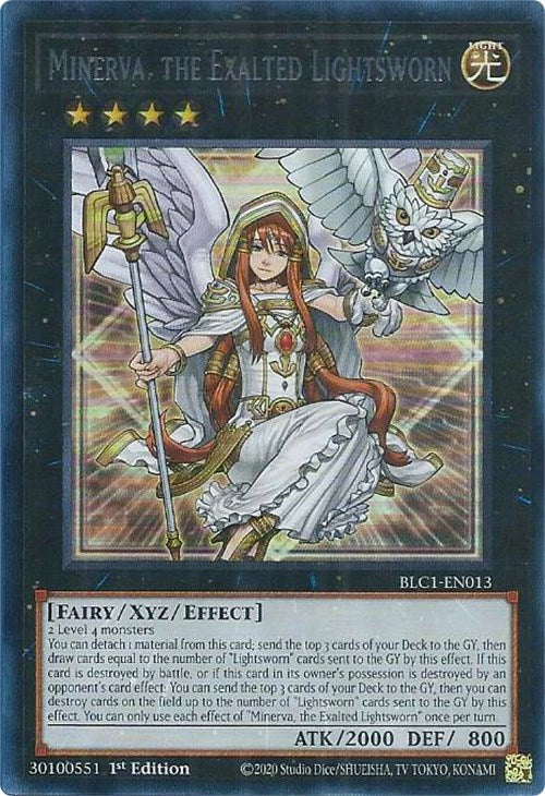 Minerva, la Exaltada Luminosa (Plata) [BLC1-EN013] Ultra Rara 