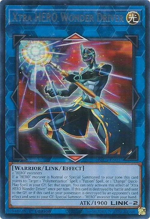 Xtra HERO Wonder Driver (Plateado) [BLC1-EN031] Ultra Raro 