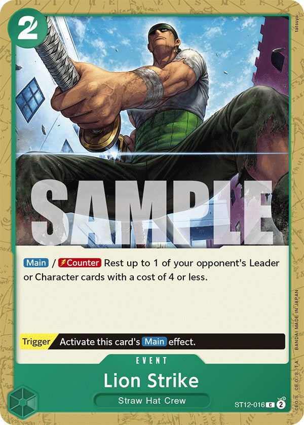 Ataque del León [Mazo inicial: Zoro y Sanji] 