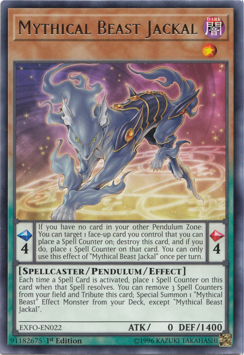 Bestia mítica Chacal [EXFO-EN022] Rara 