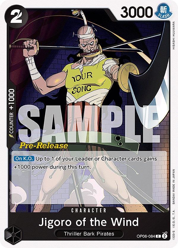 Jigoro del Viento [Cartas de prelanzamiento de Alas del Capitán] 